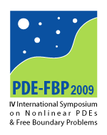 IV International Symposium on Nonlinear PDEs & Free Boundary Problems